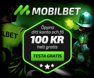 Mobilbet Casino 100 kr gratis