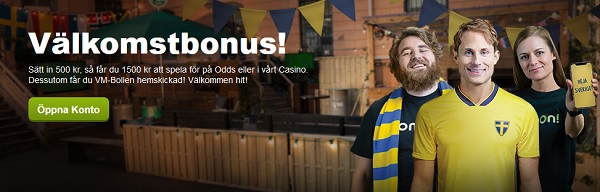 Gratis VM-boll och 1000 kr bonus hos ComeOn