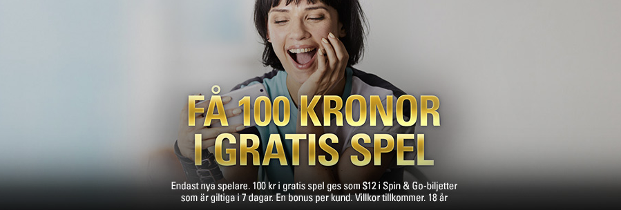 100 kr gratis Spin & Go hos Pokerstars 2020